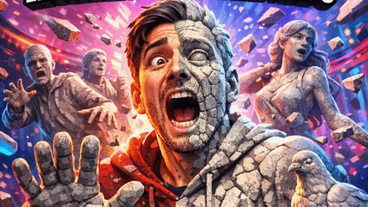 Imagen generada con IA para el artículo El increíble síndrome de la estatua: Catatonia y el hombre árbol