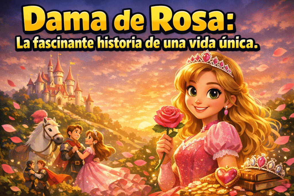 Dama de Rosa: La Fascinante Historia de su Vida Singular 1 Imagen generada con IA para el artículo Dama de Rosa: La Fascinante Historia de su Vida Singular