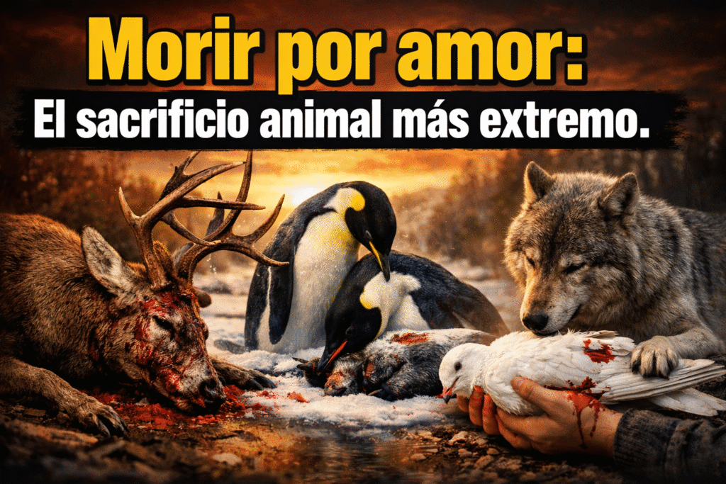 ¡Asombroso! Semelparidad Extrema: Animales que Mueren por Amor 1 Imagen generada con IA para el artículo ¡Asombroso! Semelparidad Extrema: Animales que Mueren por Amor