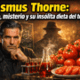 Imagen generada con IA para el artículo Erasmus Thorne: Genio, Misterio y su Dieta Increíble de Tomate