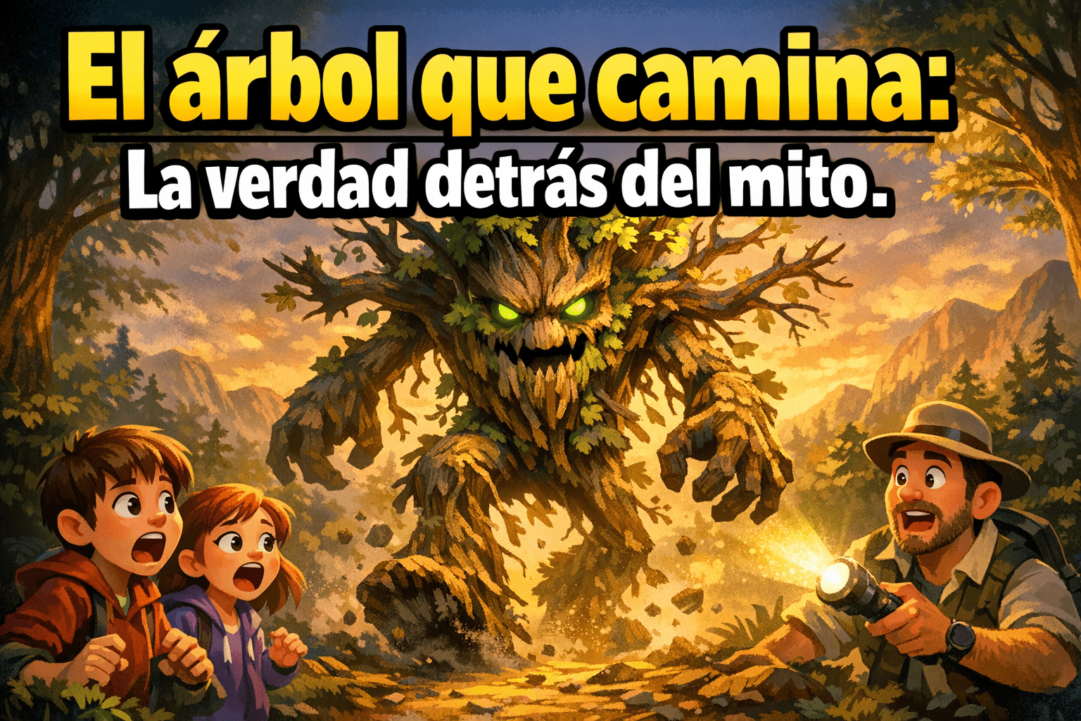 Imagen generada con IA para el artículo ¡Increíble! El Árbol que Camina (Socratea exorrhiza): ¿Mito o Realidad?