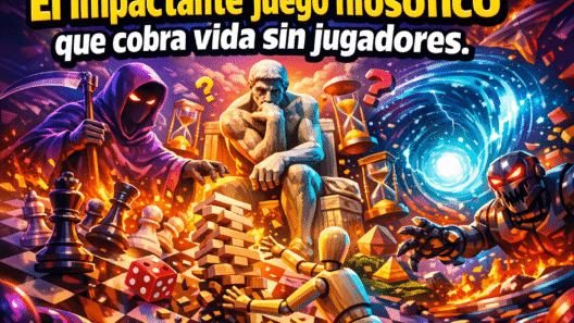 Imagen generada con IA para el artículo Passage: El impactante juego filosófico que se juega solo