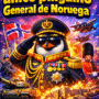 Imagen generada con IA para el artículo Sir Nils Olav: El Único Pingüino General de Noruega