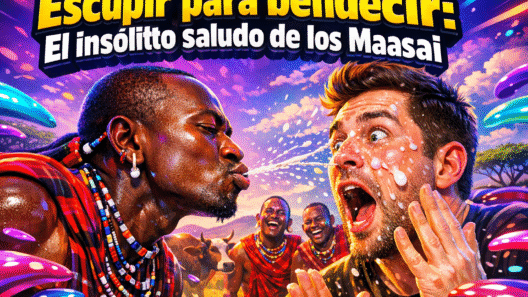 Imagen generada con IA para el artículo Insólito Saludo Maasai: Saliva, Respeto y Bendición Ancestral