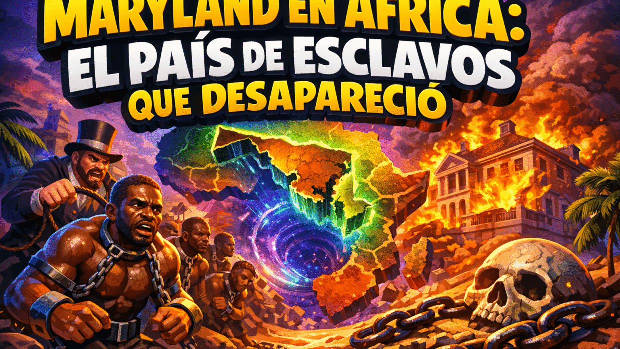 Imagen generada con IA para el artículo El Fascinante País de Esclavos que Desapareció: Maryland y Liberia