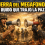 Imagen generada con IA para el artículo La Increíble Guerra del Megáfono: Batalla Sónica y Paz Inesperada