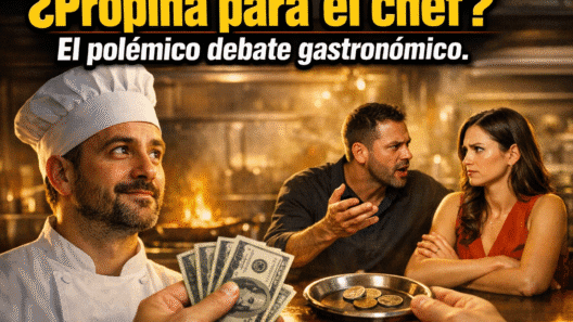 Imagen generada con IA para el artículo ¿Propina al Chef por Placer? ¡El Insólito Dilema del Restaurante!