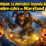 Imagen generada con IA para el artículo Goatman de Maryland: La aterradora leyenda urbana del hombre-cabra