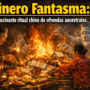 Imagen generada con IA para el artículo Dinero Fantasma: Fascinante Ritual Chino de Ofrendas a Ancestros