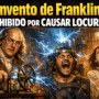 Imagen generada con IA para el artículo Armónica de cristal: el invento de Franklin prohibido por locura