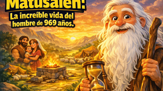Imagen generada con IA para el artículo Matusalén: La Increíble Historia de 969 Años en la Biblia