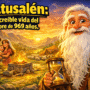 Imagen generada con IA para el artículo Matusalén: La Increíble Historia de 969 Años en la Biblia