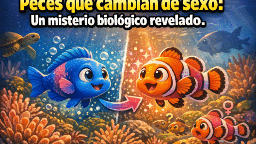 Imagen generada con IA para el artículo Peces que cambian de sexo: Hermafroditismo secuencial revelado