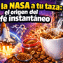 Imagen generada con IA para el artículo Liofilización de NASA: la comida espacial que creó tu café instantáneo