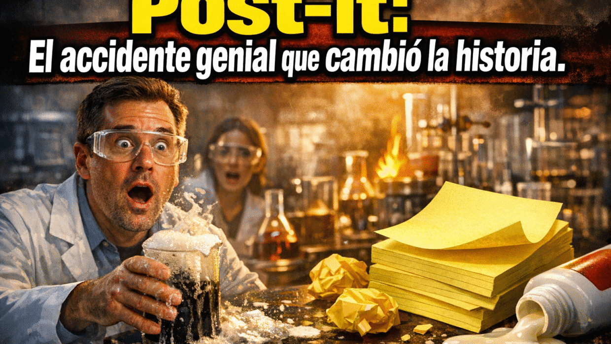 La Increíble Historia del Post-it: Silver, Fry y la Serendipia de 3M 7 Imagen generada con IA para el artículo La Increíble Historia del Post-it: Silver, Fry y la Serendipia de 3M