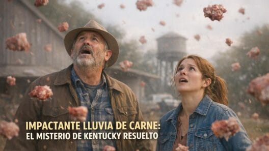 Impactante Lluvia de Carne Kentucky 1876: Misterio Resuelto 3 Imagen generada con IA para el artículo Impactante Lluvia de Carne Kentucky 1876: Misterio Resuelto