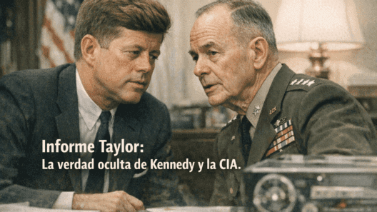 Imagen generada con IA para el artículo La Verdad Oculta del Informe Taylor: Bahía de Cochinos, Kennedy y CIA