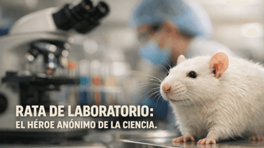Imagen generada con IA para el artículo Rata de Laboratorio: El Héroe Anónimo de la Investigación Científica