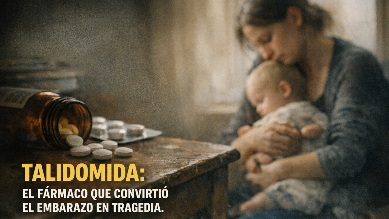Talidomida: Tragedia de Medicamentos y Malformaciones en Embarazo 6 Imagen generada con IA para el artículo Talidomida: Tragedia de Medicamentos y Malformaciones en Embarazo