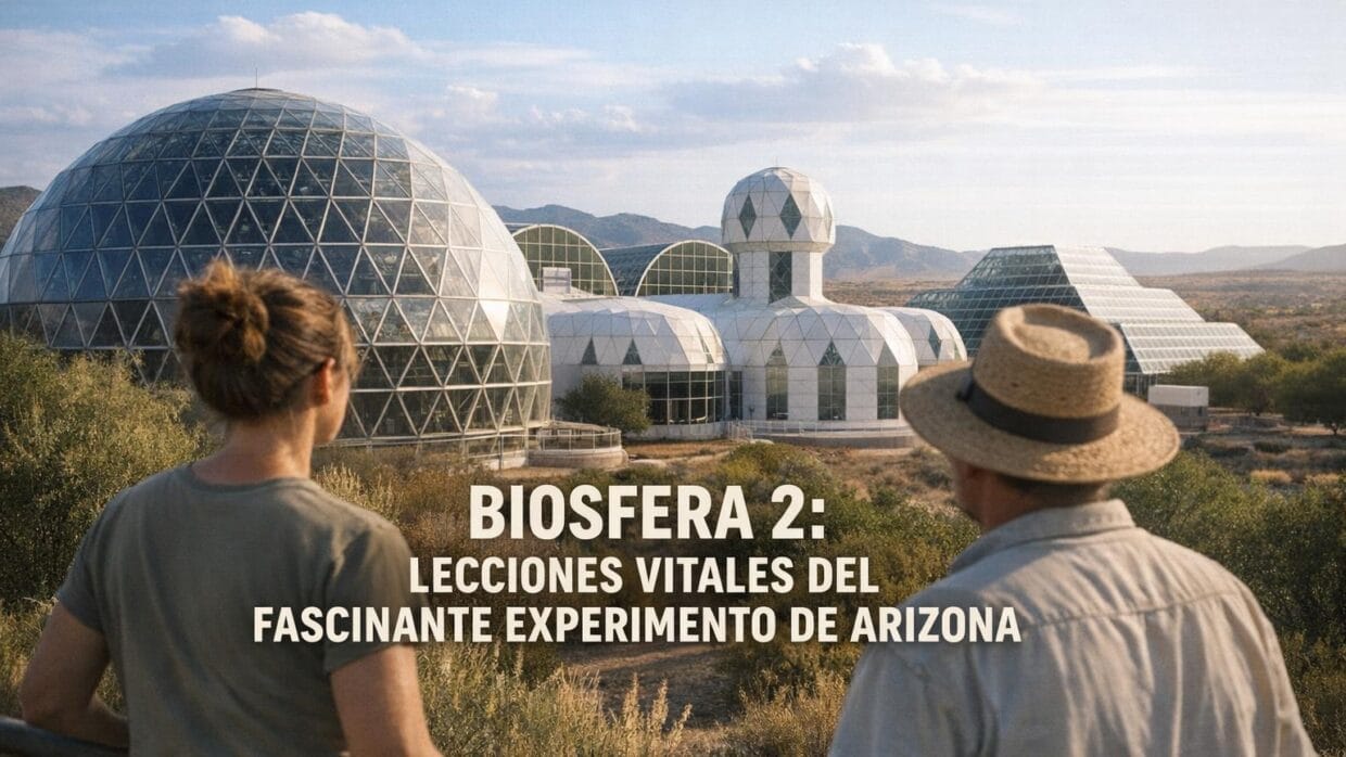 Biosfera 2: El Fascinante Experimento de Arizona y sus Lecciones Vitales 6 Imagen generada con IA para el artículo Biosfera 2: El Fascinante Experimento de Arizona y sus Lecciones Vitales