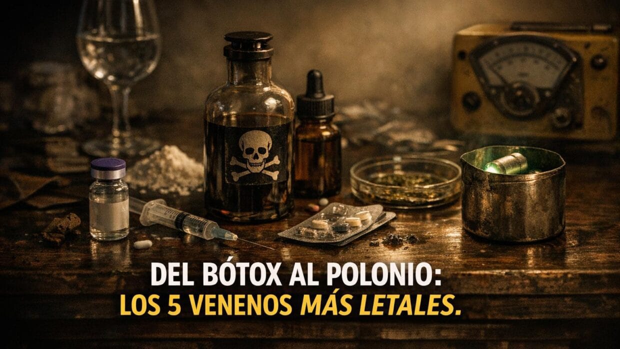 5 Venenos Más Letales: De Botox a Polonio-210, Un Mundo Mortal 6 Imagen generada con IA para el artículo 5 Venenos Más Letales: De Botox a Polonio-210, Un Mundo Mortal