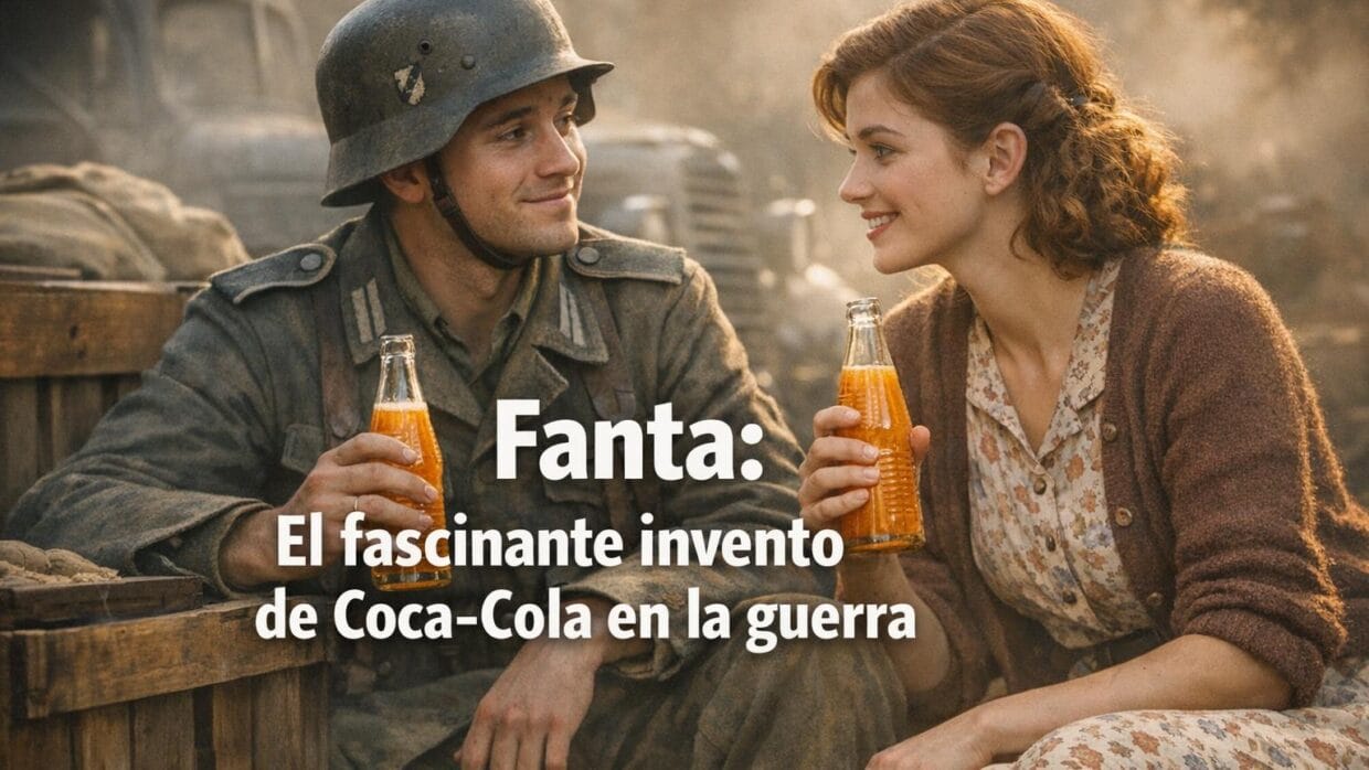 Fanta: El Fascinante Origen en la WWII y su Vínculo Coca-Cola 6 Imagen generada con IA para el artículo Fanta: El Fascinante Origen en la WWII y su Vínculo Coca-Cola