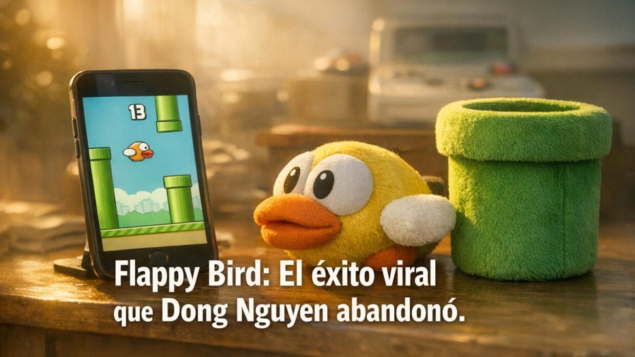 Flappy Bird: El Éxito Viral y la Increíble Renuncia de Dong Nguyen 6 Imagen generada con IA para el artículo Flappy Bird: El Éxito Viral y la Increíble Renuncia de Dong Nguyen