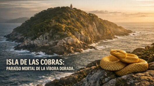 Isla de las Cobras: El Paraíso Mortal de la Víbora Dorada en Brasil 3 Imagen generada con IA para el artículo Isla de las Cobras: El Paraíso Mortal de la Víbora Dorada en Brasil