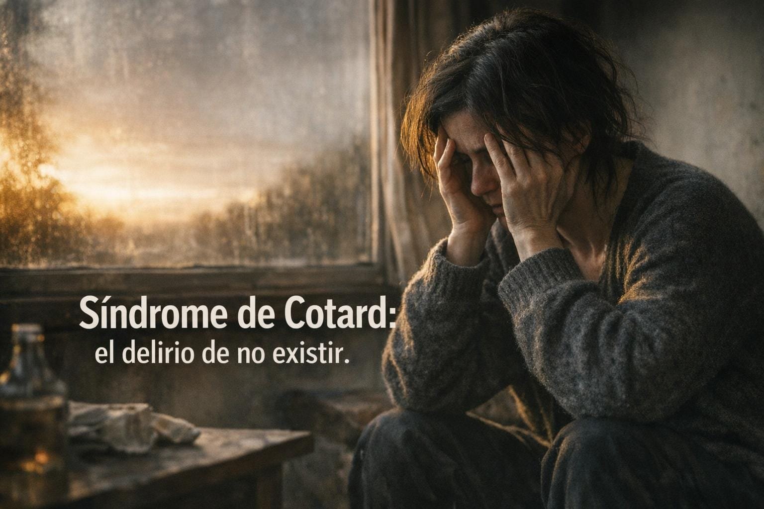 Imagen generada con IA para el artículo Impactante: Síndrome de Cotard, la mente que niega su existencia