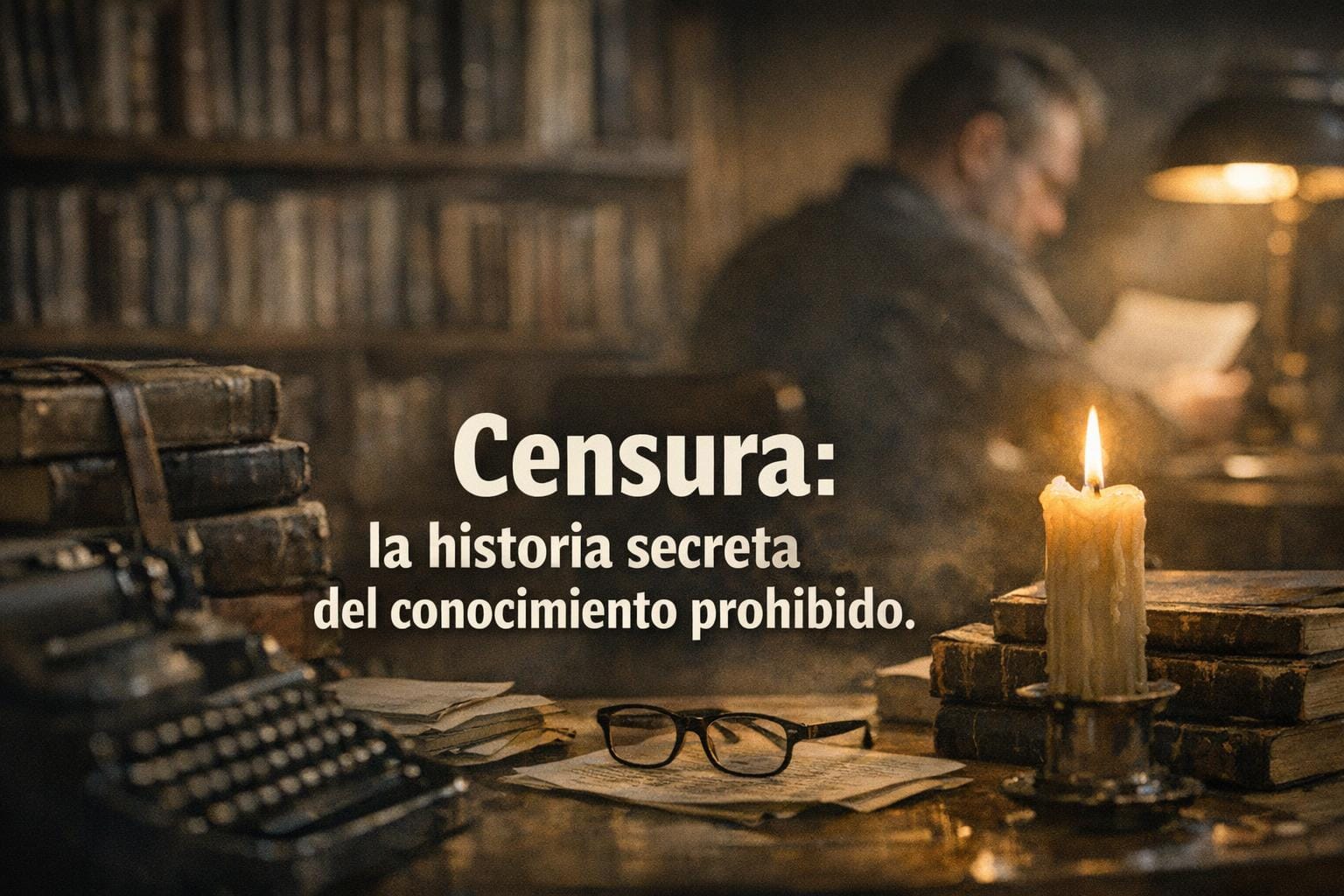 Imagen generada con IA para el artículo Conocimiento Prohibido: La Fascinante Historia de la Censura