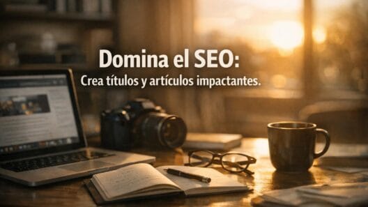 Imagen generada con IA para el artículo Descubre el SEO: Guía Maestra para Títulos y Artículos Impactantes