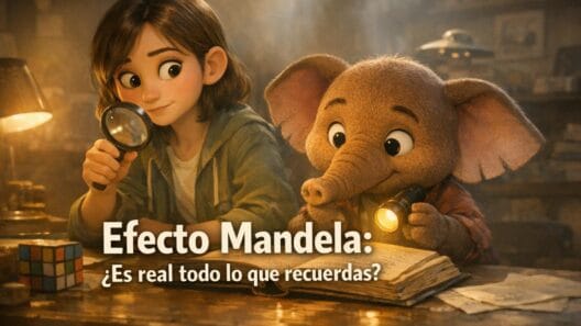Imagen generada con IA para el artículo Efecto Mandela: Falsos Recuerdos que Desafían tu Realidad