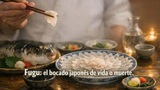 Fugu: El Mortal Desafío Culinario Extremo de Japón 3 Imagen generada con IA para el artículo Fugu: El Mortal Desafío Culinario Extremo de Japón
