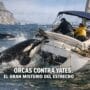 Imagen generada con IA para el artículo Misterioso: Orcas del Estrecho de Gibraltar Interaccionan con Yates