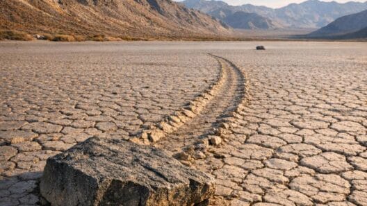 Piedras Navegantes Valle de la Muerte: ¡Misterio Resuelto! 3 Imagen generada con IA para el artículo Piedras Navegantes Valle de la Muerte: ¡Misterio Resuelto!