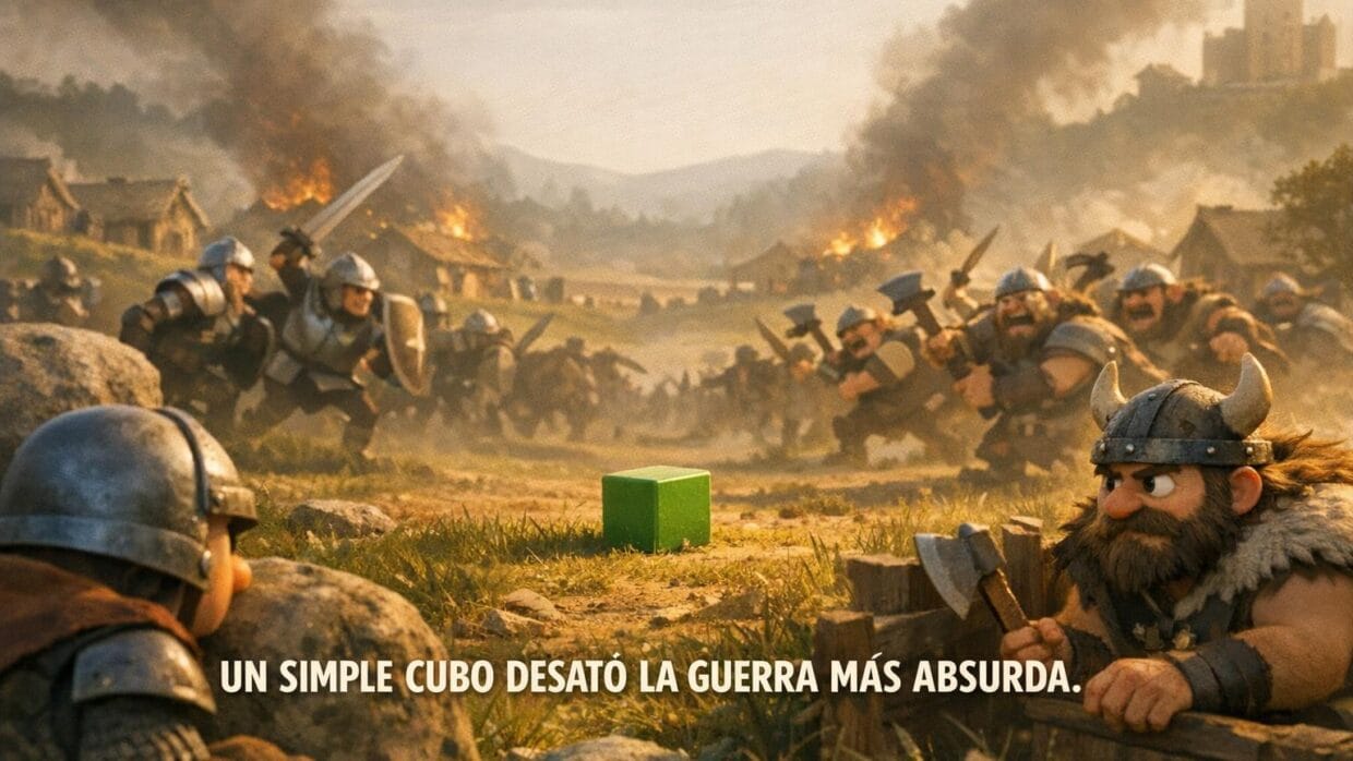 Imagen generada con IA para el artículo La Absurda Guerra del Cubo: Módena vs Bolonia en 1325