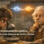 Imagen generada con IA para el artículo Entrelazamiento Cuántico: La Fascinante "Acción Fantasmal" de Einstein