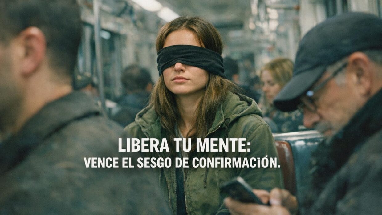 Imagen generada con IA para el artículo El Secreto del Sesgo de Confirmación: Libera Tu Mente y Creencias