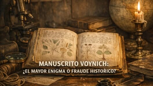 Imagen generada con IA para el artículo Manuscrito Voynich: ¿El Mayor Enigma o Trolo Histórico?
