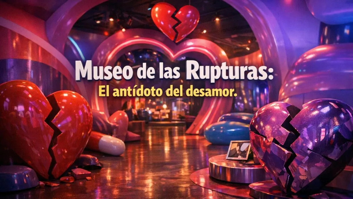 Imagen generada con IA para el artículo El Impactante Museo de las Rupturas: ¡Supera el Desamor!