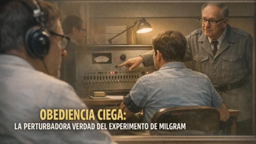 El Impactante Experimento de Milgram: Obediencia a la Autoridad 3 Imagen generada con IA para el artículo El Impactante Experimento de Milgram: Obediencia a la Autoridad