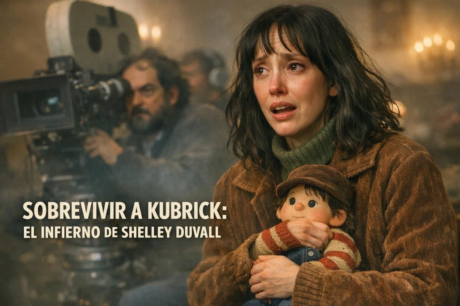 Imagen generada con IA para el artículo Shelley Duvall: El Infierno de 'El Resplandor' con Kubrick
