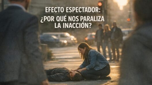 Imagen generada con IA para el artículo Efecto Espectador: ¿Por qué NO AYUDAMOS? Desvela la Inacción