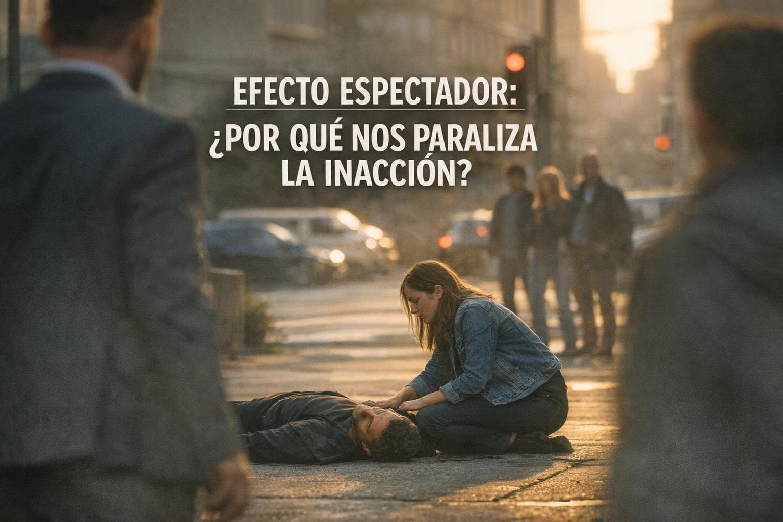 Efecto Espectador: ¿Por qué NO AYUDAMOS? Desvela la Inacción 4 Imagen generada con IA para el artículo Efecto Espectador: ¿Por qué NO AYUDAMOS? Desvela la Inacción
