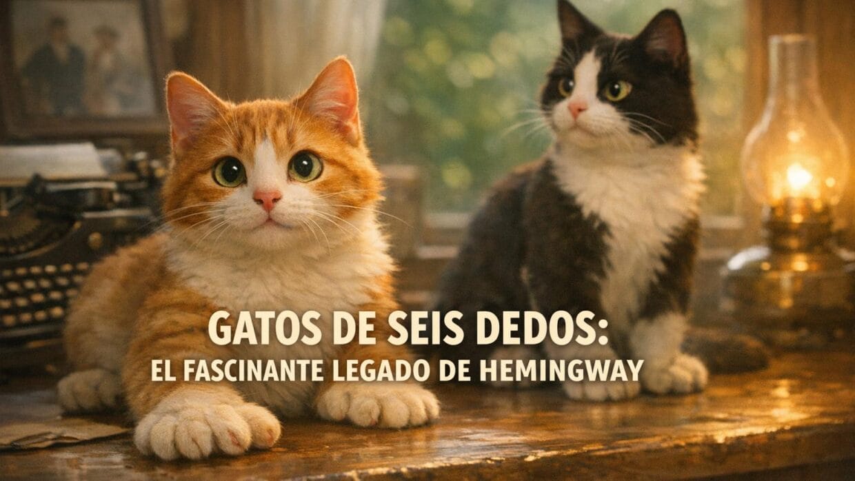 Hemingway: El Fascinante Legado de Sus Gatos de Seis Dedos en Cayo Hueso 6 Imagen generada con IA para el artículo Hemingway: El Fascinante Legado de Sus Gatos de Seis Dedos en Cayo Hueso