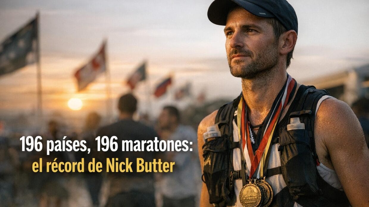 Nick Butter: El Increíble Récord de 196 Maratones en 196 Países 6 Imagen generada con IA para el artículo Nick Butter: El Increíble Récord de 196 Maratones en 196 Países