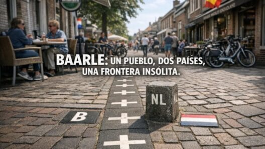 Descubre Baarle: El Insólito Pueblo Fronterizo de Bélgica y Holanda 3 Imagen generada con IA para el artículo Descubre Baarle: El Insólito Pueblo Fronterizo de Bélgica y Holanda