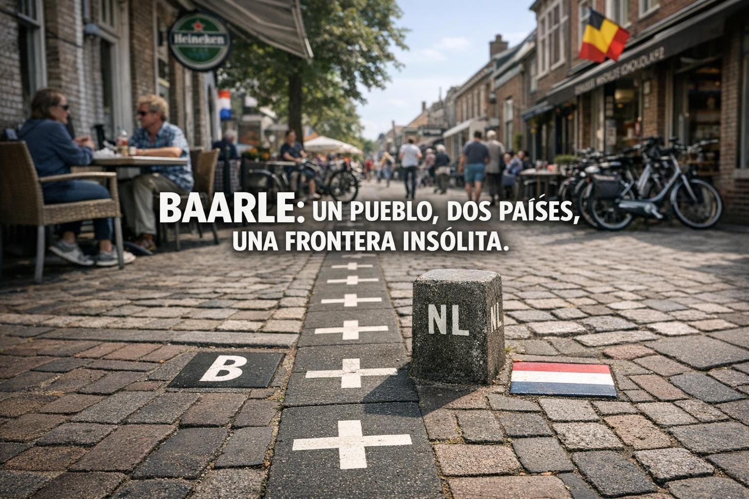 Descubre Baarle: El Insólito Pueblo Fronterizo de Bélgica y Holanda 4 Imagen generada con IA para el artículo Descubre Baarle: El Insólito Pueblo Fronterizo de Bélgica y Holanda