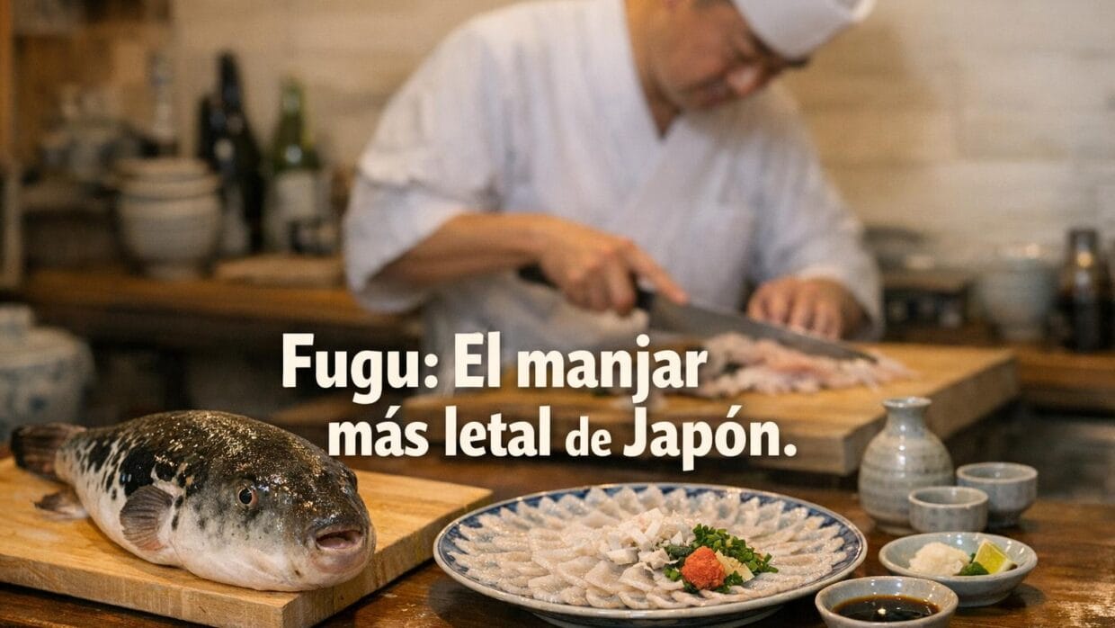 Fugu: El Peligroso Pez Globo, Manjar Mortal de Japón 6 Imagen generada con IA para el artículo Fugu: El Peligroso Pez Globo, Manjar Mortal de Japón