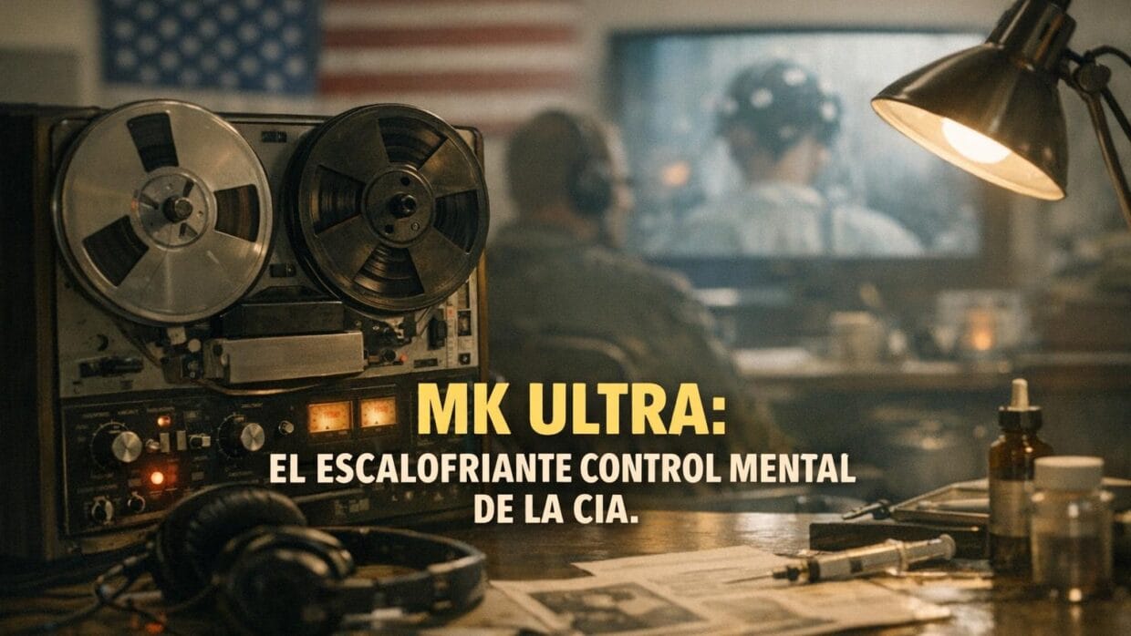 Imagen generada con IA para el artículo MK Ultra: La escalofriante verdad del control mental de la CIA